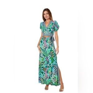 Lilly Pulitzer
Sailynn 2-Piece Jersey Crop Top & Maxi Skirt Set size xsmall